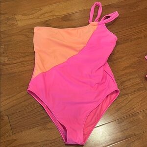 Pink and Orange Swimsuit